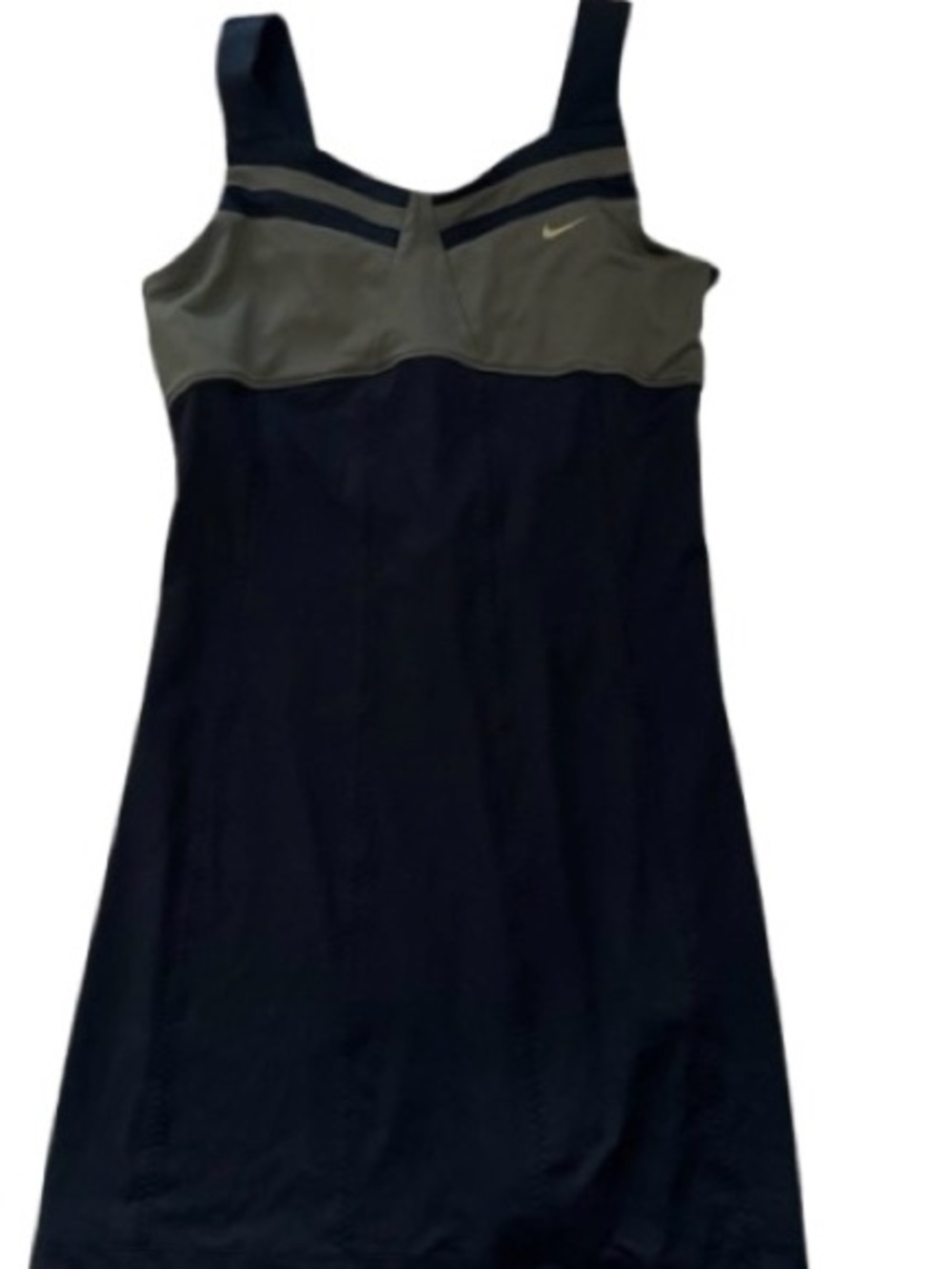 Nike Black and Olive Green Athletic Tennis Dress  womens XXS / girls Large